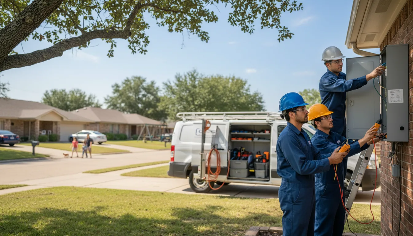 Certified electrician providing emergency electrical services in Bendena, KS